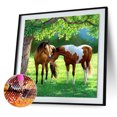 thumbnail image 3 of Cuadros Decorativos DIY completo taladro cuadrado diamante pintura mosaico 5D caballo en Prairie Kit decoración de pared JShteea Nuevos Originales, 3 of 9