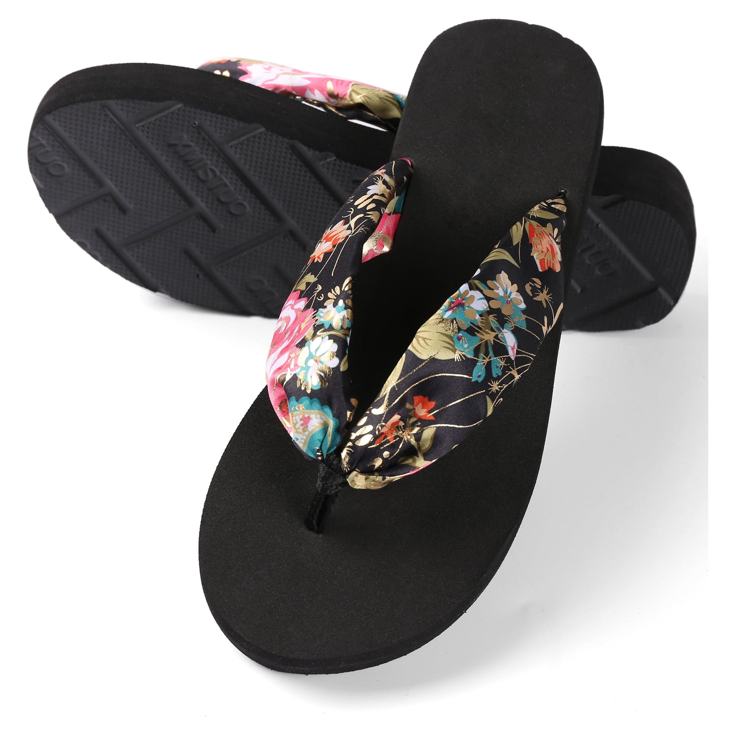 AERUSI Saki Floral Sandal Flip Flops