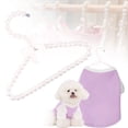 thumbnail image 3 of Clothes Hanger With Bow, Decorative Pearl Rack For Home Wardrobe, Elegant Clothing Organizer (White), 3 of 9