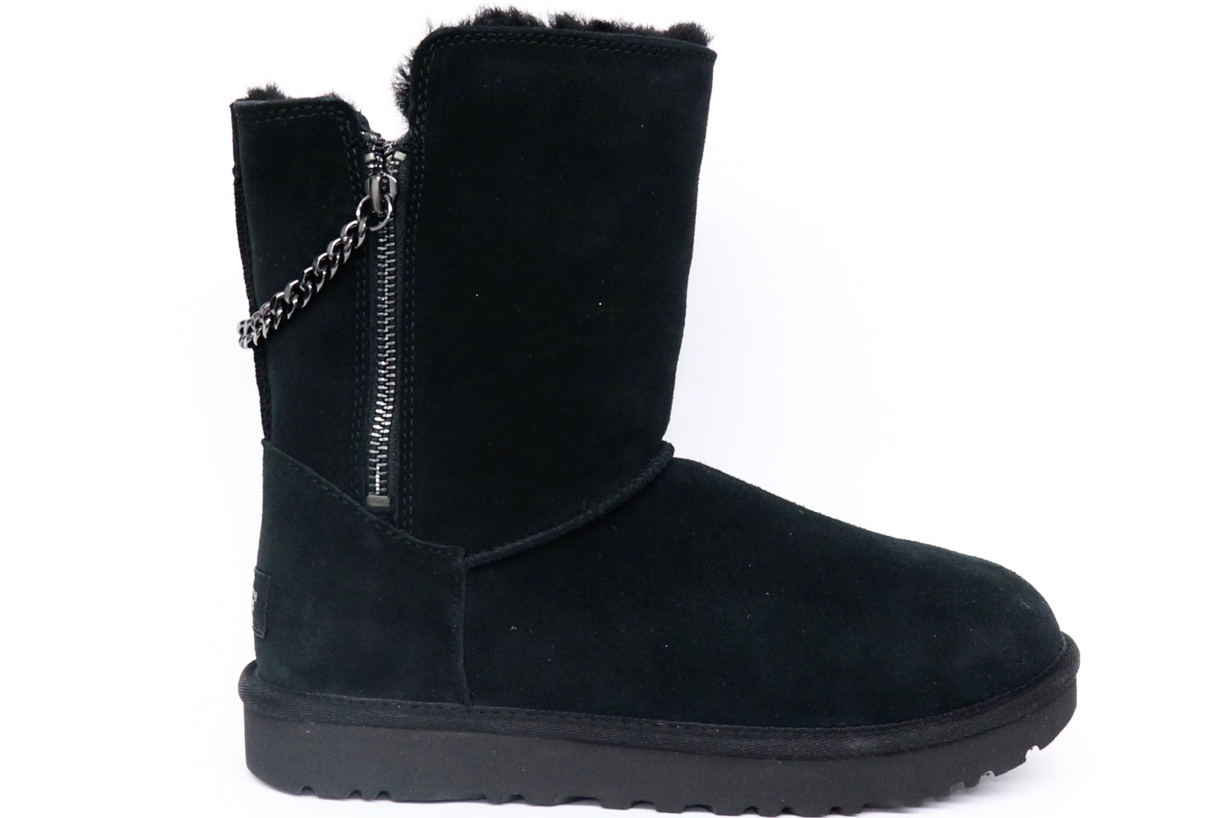 ugg women's w classic short sparkle zip fashion boot