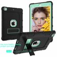 thumbnail image 3 of iPad 2 Case, iPad 3 Case, iPad 4 Case, Dteck Shockproof Stand Kids Case Protective Cover, Black / Mint, 3 of 6