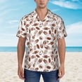 thumbnail image 4 of Balery Rugby Style Print Men's Hawaiian Shirts Short Sleeve Beach Shirt Relaxed Fit Vacation Button Down Shirts-Small, 4 of 9