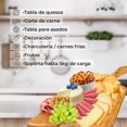 thumbnail image 2 of tabla para picar HAPPY LIFE madera pino, tabla de decorativa, tabla de quesos y corte carne, hecha 100% a mano I LIVE II: Chica 27 x 27 x 19 x 2.5, 2 of 3