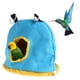 thumbnail image 4 of Cama suave , colgante, juguetes de , jaula de cueva de cuna de , hamaca de pájaros de , azul Yinane nido de pájaro de peluche, 4 of 7