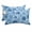 Indigo, Slate, variant on Chaise Lounge Headrest Pillow 1 Pack, Lime Green Waterproof Chair Pillows with Insert & Adjustable Elastic Strap for Beach Pool, Jungle Palm Trees Coconut Palms Exotic Ferns Outdoor Patio Pillow