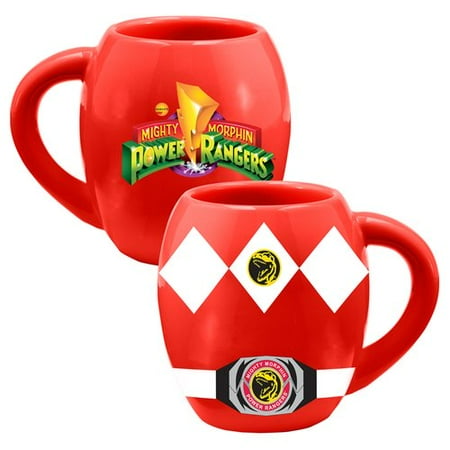 Ronbow Oval Ceramic - Vandor LLC Power Rangers Ceramic Oval 18 oz. Mug