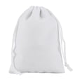 thumbnail image 1 of Toystoory 100 piezas de bolsas de joyería de terciopelo con cordón de almacenamiento pequeño organizador a prueba de polvo caramelo fiesta Almacenamiento y organización del hogar Blanco, 1 of 6