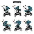 Monbebe Lynx 6 in 1 Modular Travel System Stroller and Infant Car Seat