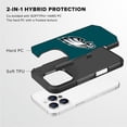 thumbnail image 2 of Apple iPhone 16 Pro (6.3) - NFL Licensed Philadelphia Eagles Team Logo on Green Textured Dual Layer Case, 2 of 5
