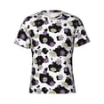 thumbnail image 3 of Naloa Daisies Flowers Men's T-Shirt Sport T-shirt Men's Basic Tee Casual Men's Shirt, Round Neck, Short Sleeves - Small, 3 of 5