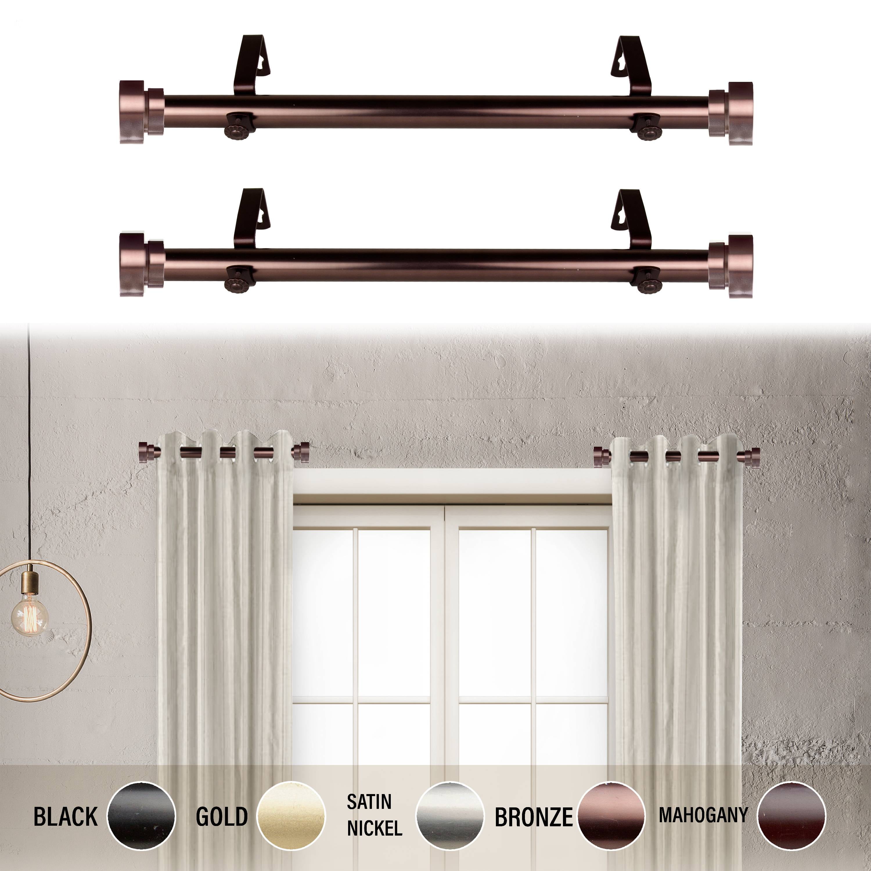 1 Dia Side Curtain Rod 12 20 Inch Long Set Of 2 Bronze Walmartcom Walmartcom 1 Dia Side Curtain Rod 12 20 Inch Long Set Of 2 Bronze Walmartcom Walmartcom