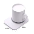 thumbnail image 3 of TIMIFIS Coffee Mug Warmer & Mug Set,Self Heating Mug With Wireless Smart Charging,Mug With Lid 12oz,Perfect For Desktop Home Office,Gift For Coffee Lovers -, 3 of 6