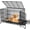 125x80x92 cm, variant on 42 Inch Heavy Duty Escape Proof Dog Crate, Indestructible Metal Kennel with 3 Doors, Wheels and Removable Tray for Large Dogs