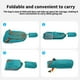 thumbnail image 4 of Mochila deportiva plegable para mujer | Bolsa de viaje impermeable de gran capacidad | Compartimento para portátil | Correas ajustables | Azul cielo, 4 of 5