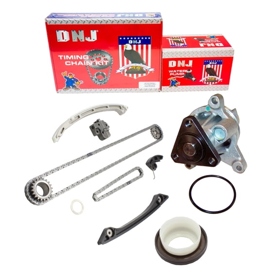 DNJ TK4413WP Timing Chain Kit with Water Pump Fits Cars & Trucks 12-15 Land Rover 2.0L L4 DOHC
