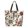thumbnail image 1 of Easygdp Dark Enchanted Flowers And Birds Bolsas Tote para Mujer, Bolsos de Hombro para Viaje, Bolsos de Mano de Gran Capacidad para Compras y Trabajo, 1 of 8
