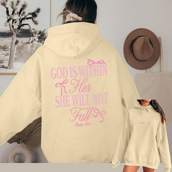 SIYUDAN Womens Hoodies Long Sleeve Lightweight Pullover for Women Baggy Hoodies Brown Hoodie Y2k Fall Womens Clothes Comfy Clothes