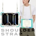 thumbnail image 7 of for iPad Pro 13 inch Case (M4 2024/M5 2025), 360 Rotating Shockproof Cover with Stand, Handle, Shoulder Strap, Rainbow Blue, 7 of 7