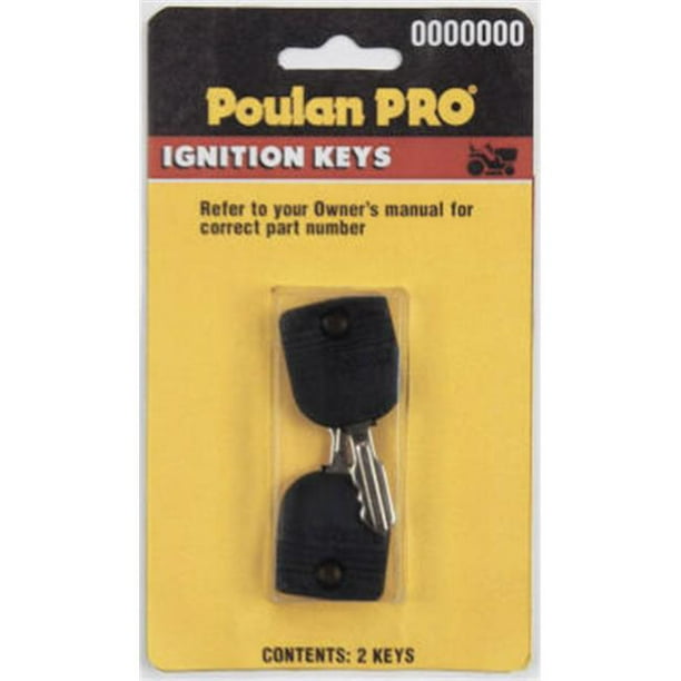 Poulan PP60005 531307226 Replacement Ignition Key 2 Pack Walmart