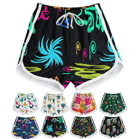 

BULLPIANO 3-8Y Boys Girls Beach Swim Sport Trunk Short Kids Toddler Casual Yoga Swim Sea Trunk Quick Dry Shorts