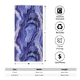 thumbnail image 2 of Polyester Long Towel Multi-Size Water Absorption Good Bright Fluffy Soft For Bathroom Swimming Pool Beach Outdoor Travel Blueviolet Marble_3, 2 of 8