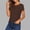 Brown, variant on Womens Top Summer Casual Tee Tops T Shirts Loose Fit Short Sleeve Graphics Basic Tee Y2K Vacation 2026