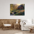 thumbnail image 3 of Stupell Industries Rustic Lodge Bears at Floral Cabin Canvas Art, 40 x 30, by Jim Baldwin, 3 of 7