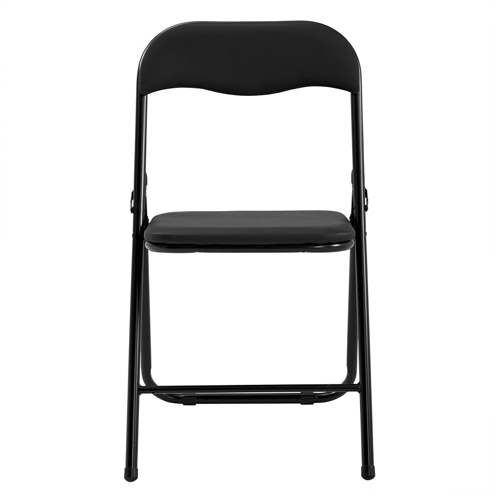 akoyovwerve square curved foldable black folding chairs set of 4  set of 6