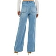 thumbnail image 3 of High Rise Straight Leg Jeans with Front Pockets Plus Size, 3 of 3