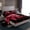 Black Red 03, variant on Feelyou Red Rose Spider Bed Sheets for Couple, Romantic Anniversary King Sheets, Modern Gothic Fashion Sheet Set, Luxury Bedroom Decor, 4pcs
