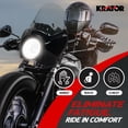thumbnail image 5 of Krator Motorcycle Windshield Fairing, Wind Deflector, Motorcycle Accessories, Clear Windscreen, Compatible with Harley Davidson Dyna, Super Glide T-Sport FXDXT, FXR & Softail FXBB/S, FLSB, FXLR/S, 5 of 7
