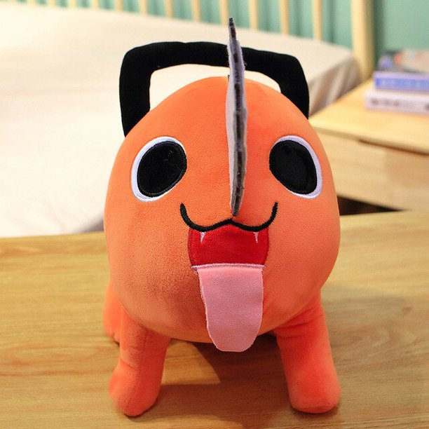 LLavero de Pochita para hombre, muñeco de peluche, muñeco de peluche, juguete colgante, regalo, 10cm