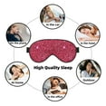 thumbnail image 7 of Disketp Red Glitter Print Sleep Mask-Eye Mask for Sleeping,Comfortable & Super Soft Eye Mask with Adjustable Strap,Travel Eye Mask, 7 of 7