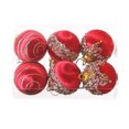 thumbnail image 3 of 6 bolas navideñas de 6/8 cm con lentejuelas de seda para colgar en el árbol de Navidad, decoración navideña 2024, 3 of 5