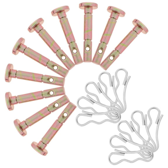 HEMOTON Golden Steel Shear Pins and Pins Set for Home Use with High Load Capacity 10 Sets