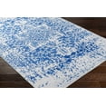 thumbnail image 3 of Mark&Day Washable Rugs, 3x5 Straughn Traditional Blue Area Rug, Blue White Carpet for Living Room, Bedroom or Kitchen (3' x 5', Machine Washable), 3 of 6