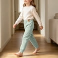 thumbnail image 6 of Maean Little Girls Thermal Leggings Toddler Kids Fall Winter Warm Comfy Bottoms Soft Stretchy Legging, 6 of 7