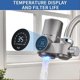 thumbnail image 2 of Faucet Water Filter, LED Display Water Purifier to Reduce Lead, Chlorine & Heavy Metals, Sink Water, 2 of 5