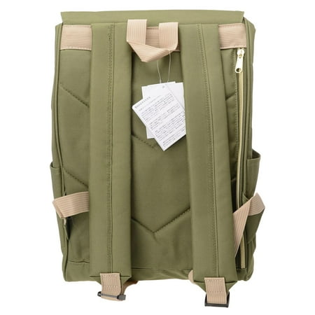 Anello Official Flap Cover Leaf Green Japan Fashion Shoulder Rucksack Backpack School Travel Bag Large