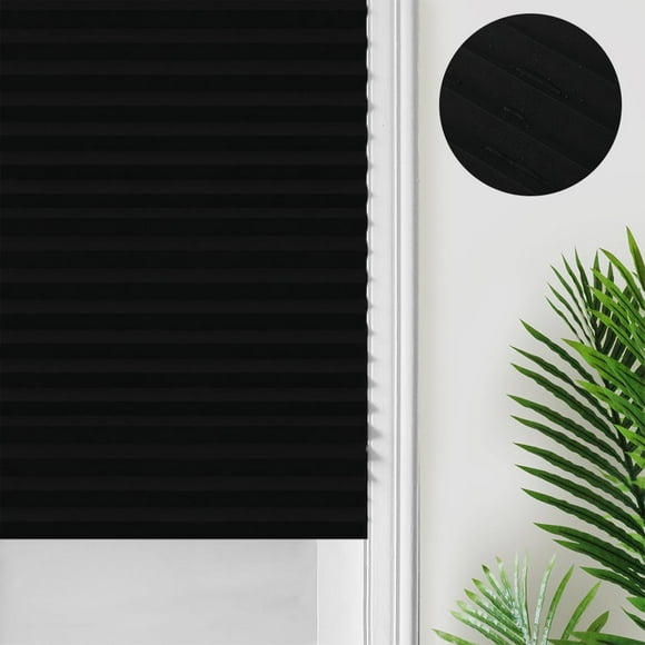 Window Shades Cordless Window Blinds Pleated Fabric Shades for Privacy Light Filtering Blackout Blinds for Bedrooms Living Room Bathroom Office 23.6‘‘x59‘‘/35.4‘‘x59‘‘