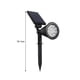 thumbnail image 2 of Luz de enchufe de tierra Lámpara solar de 12 LED Foco de jardín para exteriores (RGB), 2 of 7