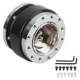 thumbnail image 2 of Steering Wheel Hub,  Universal Aluminum Alloy Racing Car Steering Wheel Quick Release Hub Adapter  Kit, 2 of 8