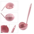 thumbnail image 3 of 2 in 1 Soup Strainer Ladle with Pour Spout, Silicone Ladles for Soup, All Plastic Soup Ladle for Easy Serving, for Soup, Stew, Gravy, Party Punch, 3 of 3