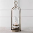 thumbnail image 4 of Maklaine Transitional Iron Metal and Glass Candleholder in Brass, 4 of 5