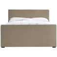thumbnail image 3 of Meridian Furniture Lit Complet en Velours Beige, 3 of 6