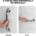 thumbnail image 2 of 2 Pack Shower Grab Rail,stainless Steel Bathroom Grab Bar, Grab Bars Elderly For Bathroom, 2 of 5