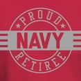 thumbnail image 3 of CafePress - Proud Navy Retiree Dark T Shirt - Men's Classic Graphic Cotton T-Shirt, 3 of 4