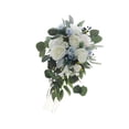 thumbnail image 1 of facefd Bridal Bouquet Handmade Silk Flower for Valentine'S Day French Wedding, 1 of 5