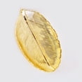 thumbnail image 1 of Bandeja pequeña de hoja dorada, plato decorativo de cerámica con baratija dorada, plato de anillo, plato de joyería de hoja dorada, plato, bandeja de tocador, 1 of 8