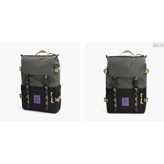 Topo Designs Rover Pack Classic  Asphalt Black 932436023000